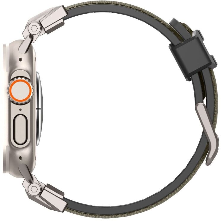 Ремінець Spigen (SGP) DuraPro Armor для Apple Watch 46 / 45 / 44 / SE 44 / 42 (Series 1-3) / Ultra / Ultra 2 - Military Green: фото 8 з 16