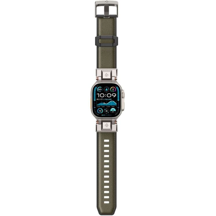 Ремінець Spigen (SGP) DuraPro Armor для Apple Watch 46 / 45 / 44 / SE 44 / 42 (Series 1-3) / Ultra / Ultra 2 - Military Green: фото 9 з 16