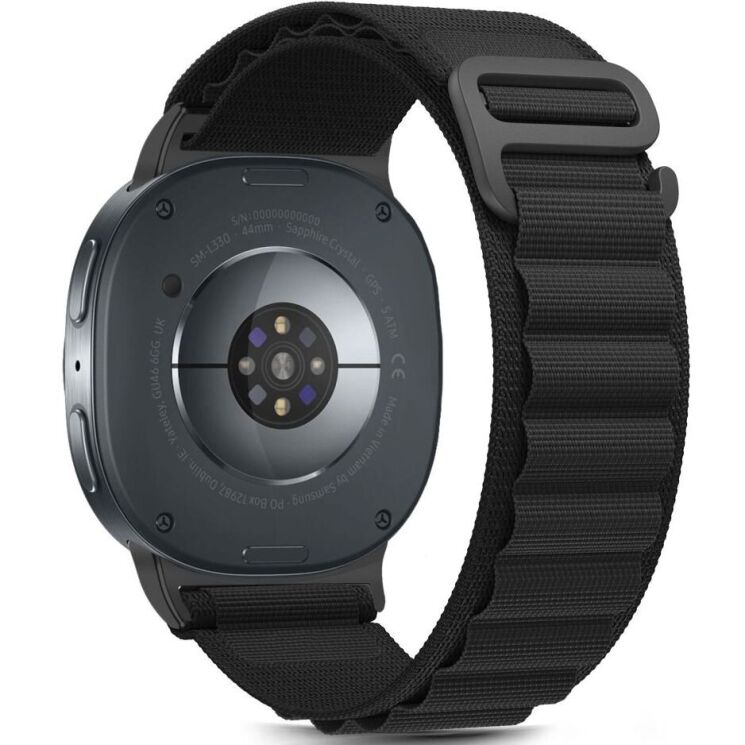 Ремінець Tech-Protect Nylon Pro для Samsung Galaxy Watch 8 (40/44mm) / 8 Classic - Black: фото 3 з 7