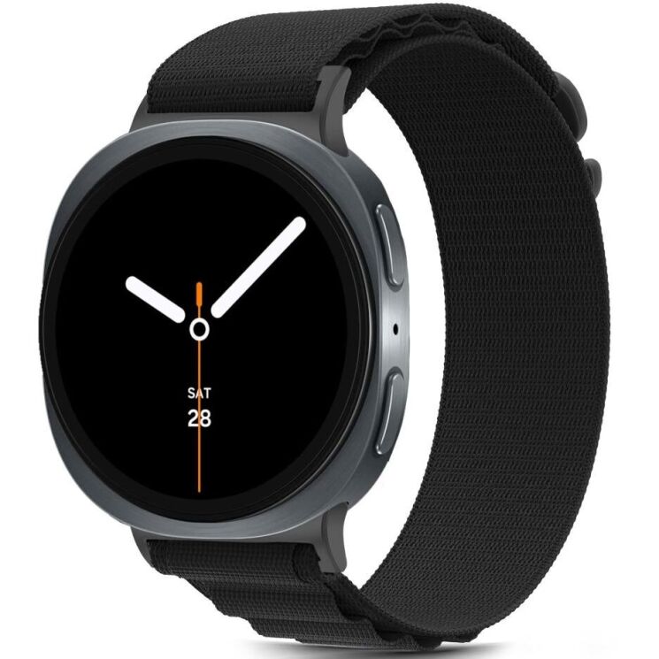 Ремінець Tech-Protect Nylon Pro для Samsung Galaxy Watch 8 (40/44mm) / 8 Classic - Black: фото 1 з 7