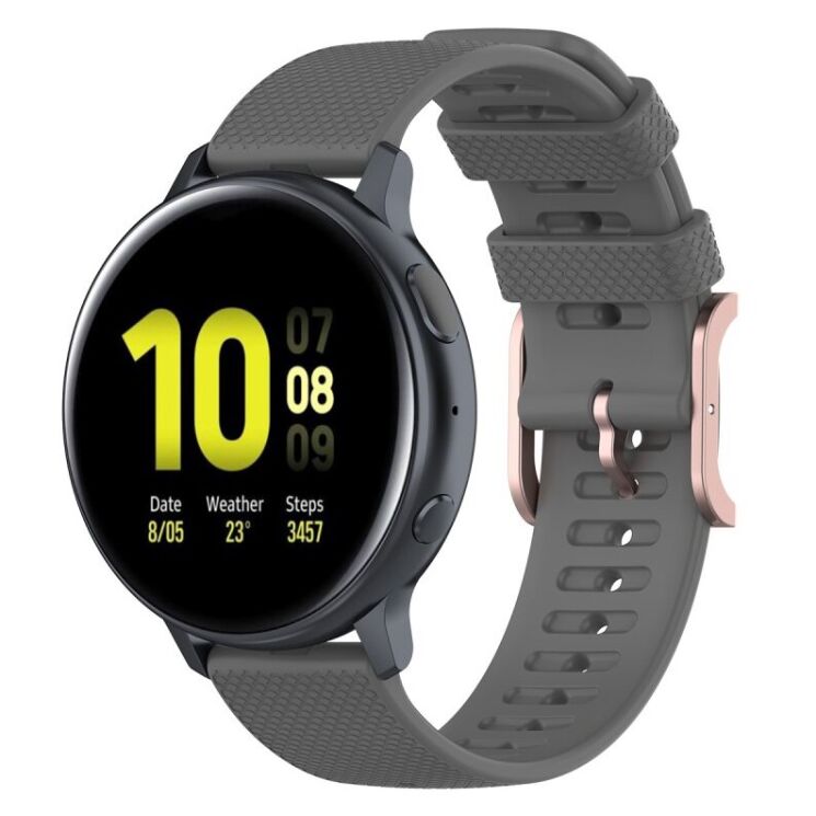 Ремешок UniCase Dot Pattern для Samsung Galaxy Watch 3 (41mm) - Grey: фото 3 из 5