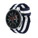Ремешок UniCase Nylon для Samsung Galaxy Watch 46mm / Watch 3 45mm / Gear S3 - Blue / White (115806D). Фото 1 из 5