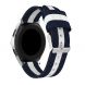 Ремешок UniCase Nylon для Samsung Galaxy Watch 46mm / Watch 3 45mm / Gear S3 - Blue / White (115806D). Фото 4 из 5