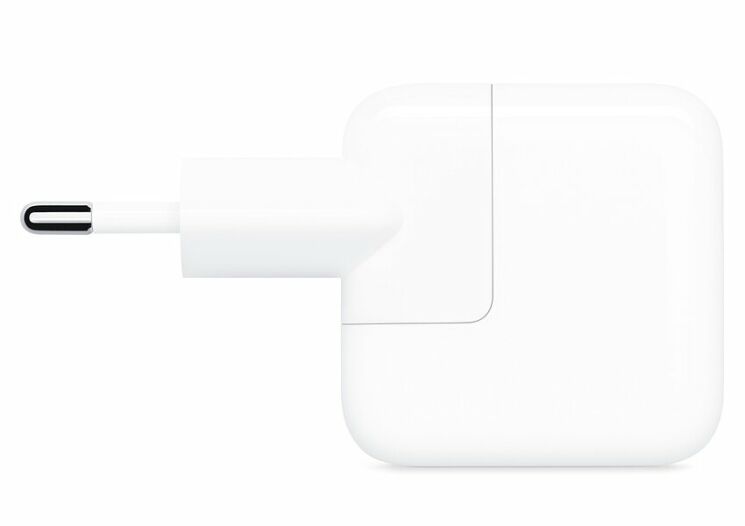 Сетевое зарядное устройство Apple 12W для iPhone / iPad / iPod (MD836ZM/A) - White: фото 2 из 3