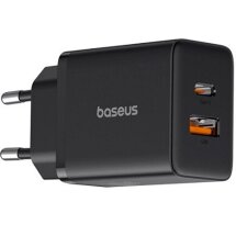 Сетевое зарядное устройство Baseus Cube C+U (30W) P10111404113-00 - Black: фото 1 из 13