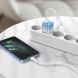 Сетевое зарядное устройство Hoco C101A Single Port PD20W + кабель Type-C to Lightning - Ice Blue (141962WL). Фото 8 из 9