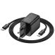 Сетевое зарядное устройство Hoco N54 Monsoon PD45W + кабель Type-C to Type-C - Black (960124B). Фото 3 из 6