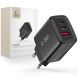Мережевий зарядний пристрій Tech-Protect Network Charger GaN 65W (2Type-C + USB) - Black (995632B). Фото 5 з 8