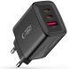 Мережевий зарядний пристрій Tech-Protect Network Charger GaN 65W (2Type-C + USB) - Black (995632B). Фото 1 з 8