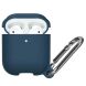 Силиконовый чехол Deexe Defender Case для Apple AirPods 1 / 2 - Dark Blue (204520DB). Фото 1 из 4