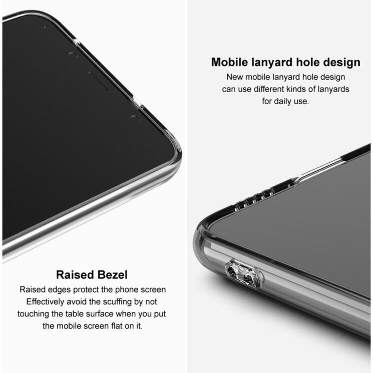 Силиконовый чехол IMAK UX-5 Series для OPPO A3x / A3 / A40m - Transparent: фото 7 из 10