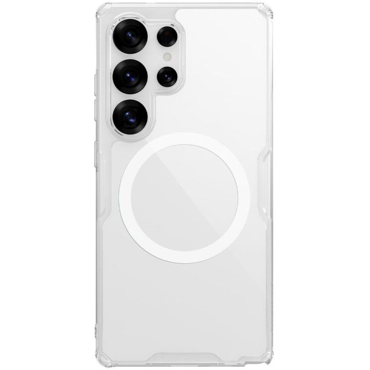 Силіконовий чохол NILLKIN Nature TPU Pro Magnetic для Samsung Galaxy S25 Ultra (S938) - White: фото 1 з 13