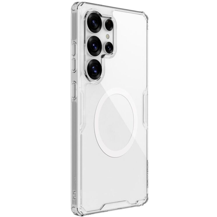 Силіконовий чохол NILLKIN Nature TPU Pro Magnetic для Samsung Galaxy S25 Ultra (S938) - White: фото 3 з 13