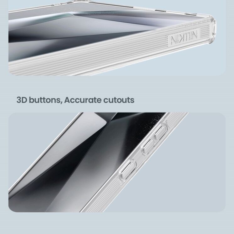 Силіконовий чохол NILLKIN Nature TPU Pro Magnetic для Samsung Galaxy S25 Ultra (S938) - White: фото 12 з 13