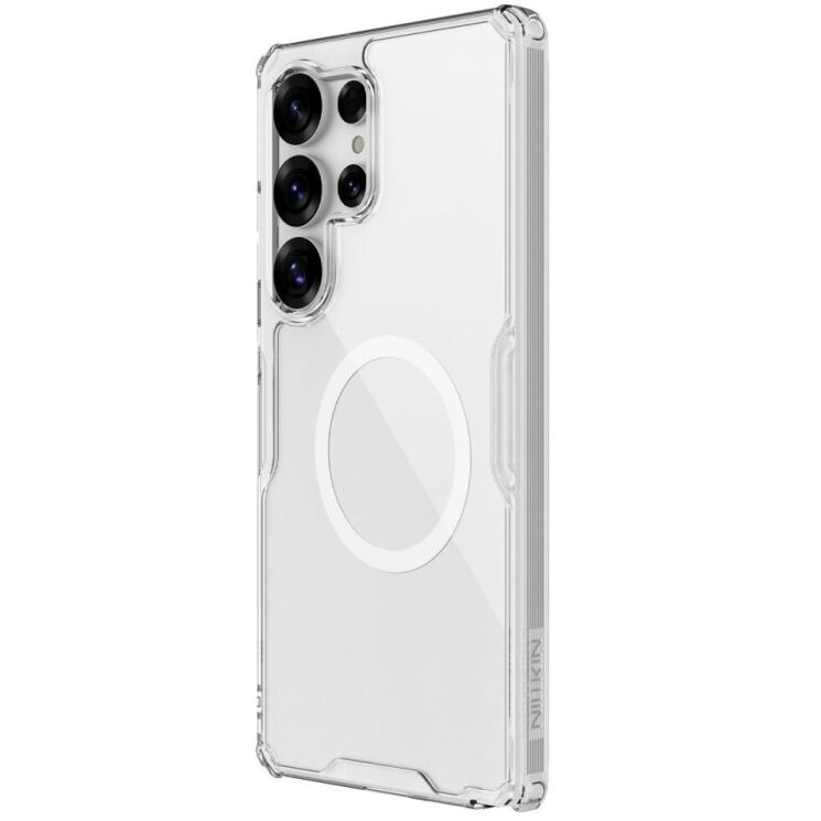 Силіконовий чохол NILLKIN Nature TPU Pro Magnetic для Samsung Galaxy S25 Ultra (S938) - White: фото 2 з 13