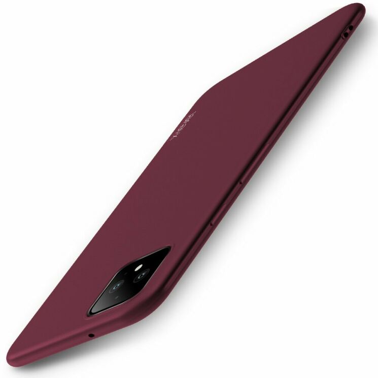 Силиконовый чехол X-LEVEL Matte для Google Pixel 4 XL - Wine Red: фото 1 из 7