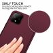 Силиконовый чехол X-LEVEL Matte для Google Pixel 4 XL - Wine Red (236925WR). Фото 2 из 7