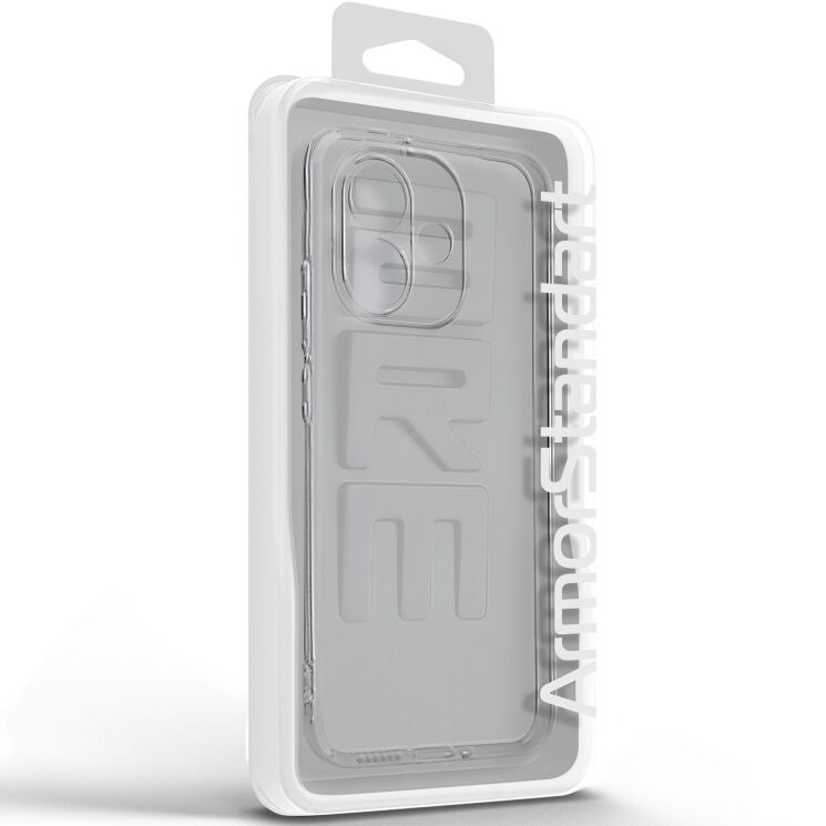 Силіконовий (TPU) чохол ArmorStandart Air Series для Xiaomi Redmi Note 17 (4G/5G) - Transparent: фото 3 з 6