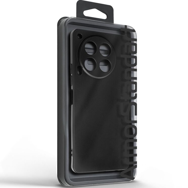 Силиконовый (TPU) чехол ArmorStandart Matte Slim Fit для TECNO Camon 30 (CL6) - Black: фото 5 из 5