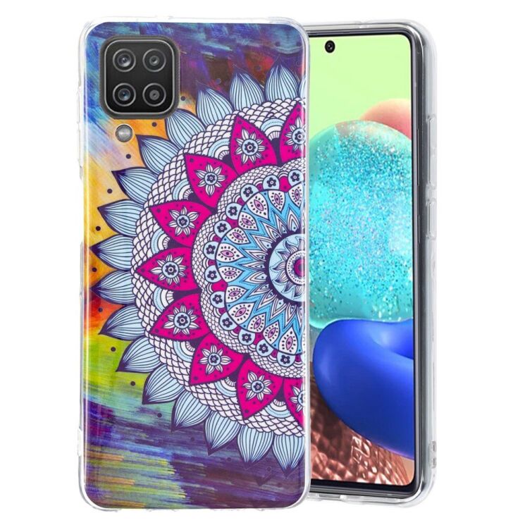 Силиконовый (TPU) чехол Deexe LumiCase для Samsung Galaxy A12 (A125) / A12 Nacho (A127) / M12 (M127) - Half The Flower: фото 3 из 5