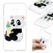 Силиконовый (TPU) чехол Deexe Pretty Things для Samsung Galaxy J4+ (J415) - Panda Holding a Bottle (201545J). Фото 1 из 7