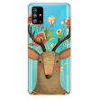 Силиконовый (TPU) чехол Deexe Pretty Glossy для Samsung Galaxy S20 Plus (G985) - Elk (314051J)