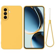 Силиконовый (TPU) чехол Deexe Silicone Case для Samsung Galaxy A57 (A576) - Yellow: фото 1 из 9