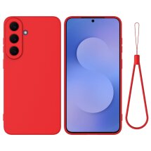 Силиконовый (TPU) чехол Deexe Silicone Case для Samsung Galaxy S26 FE - Red: фото 1 из 9