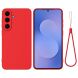 Силиконовый (TPU) чехол Deexe Silicone Case для Samsung Galaxy S26 FE - Red (412712R). Фото 1 из 9