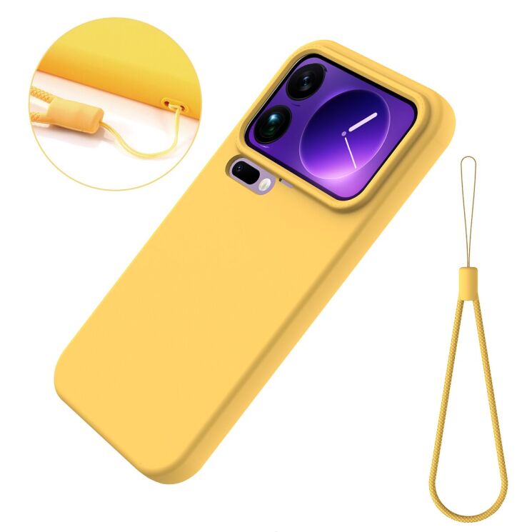 Силиконовый (TPU) чехол Deexe Silicone Case для Xiaomi 17 Pro - Black: фото 6 из 7