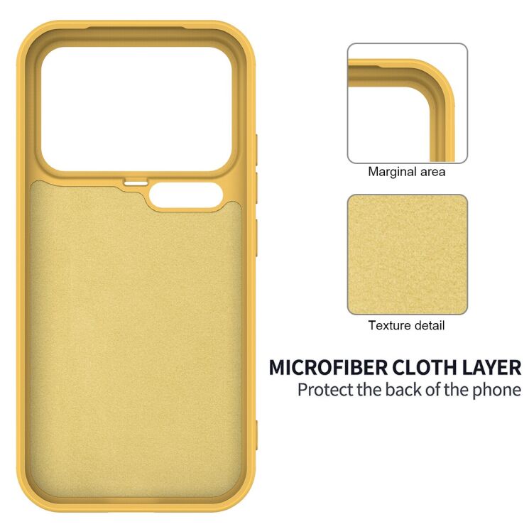 Силиконовый (TPU) чехол Deexe Silicone Case для Xiaomi 17 Pro - Black: фото 5 из 7