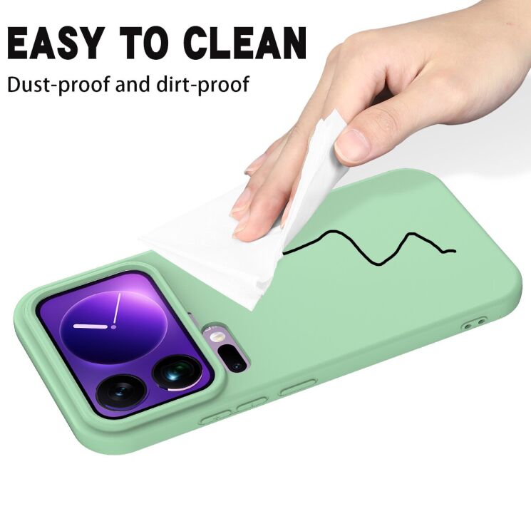 Силиконовый (TPU) чехол Deexe Silicone Case для Xiaomi 17 Pro - Black: фото 7 из 7