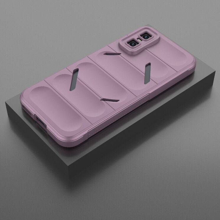 Силіконовий (TPU) чохол Deexe Terra Case для Infinix GT 30 Pro - Light Purple: фото 2 з 5