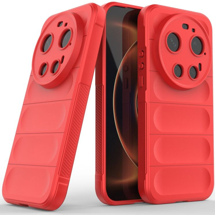 Силіконовий (TPU) чохол Deexe Terra Case для Xiaomi 17 Ultra - Red (407555R) Силіконовий (TPU) чохол Deexe Terra Case для Xiaomi 17 Ultra - Red: фото 2 з 10