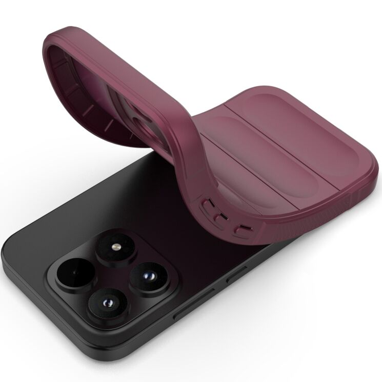 Силіконовий (TPU) чохол Deexe Terra Case для Xiaomi 17 - Wine Red (390634WR) Силіконовий (TPU) чохол Deexe Terra Case для Xiaomi 17 - Wine Red: фото 4 з 7