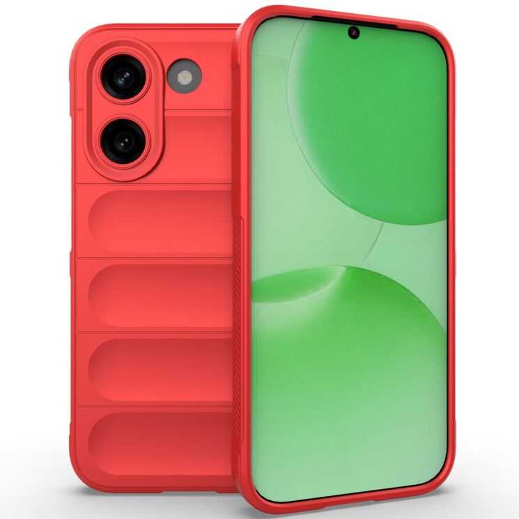 Силиконовый (TPU) чехол Deexe Terra Case для Xiaomi Poco X8 Pro - Red: фото 1 из 6