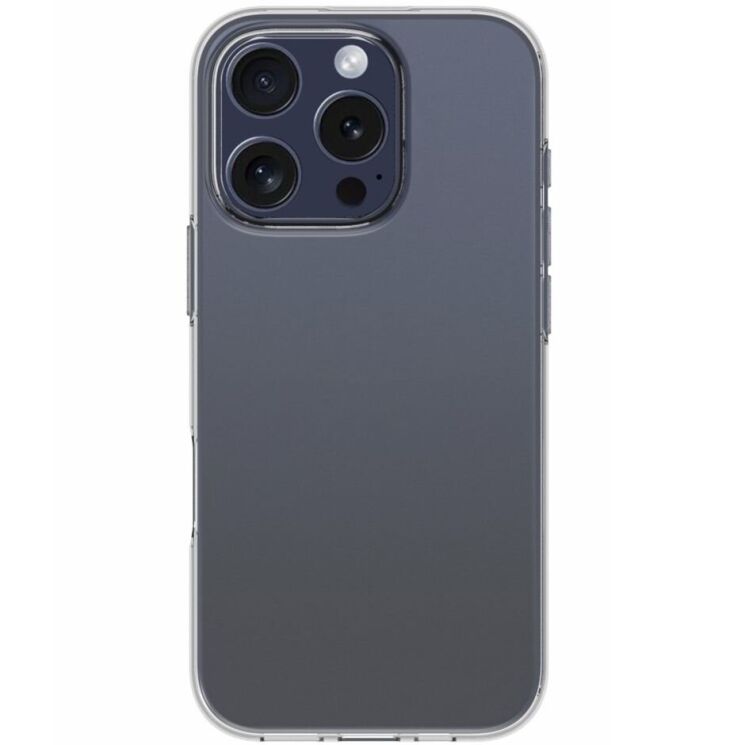 Силиконовый (TPU) чехол Deexe UltraThin для Apple iPhone 16 Pro - Transparent: фото 2 из 6