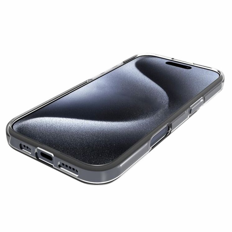 Силиконовый (TPU) чехол Deexe UltraThin для Apple iPhone 16 Pro - Transparent: фото 4 из 6