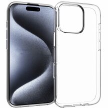 Силиконовый (TPU) чехол Deexe UltraThin для Apple iPhone 16 Pro - Transparent: фото 1 из 6