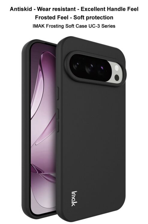 Силіконовий (TPU) чохол IMAK UC-3 Series для Google Pixel 10 Pro XL - Black: фото 11 з 11