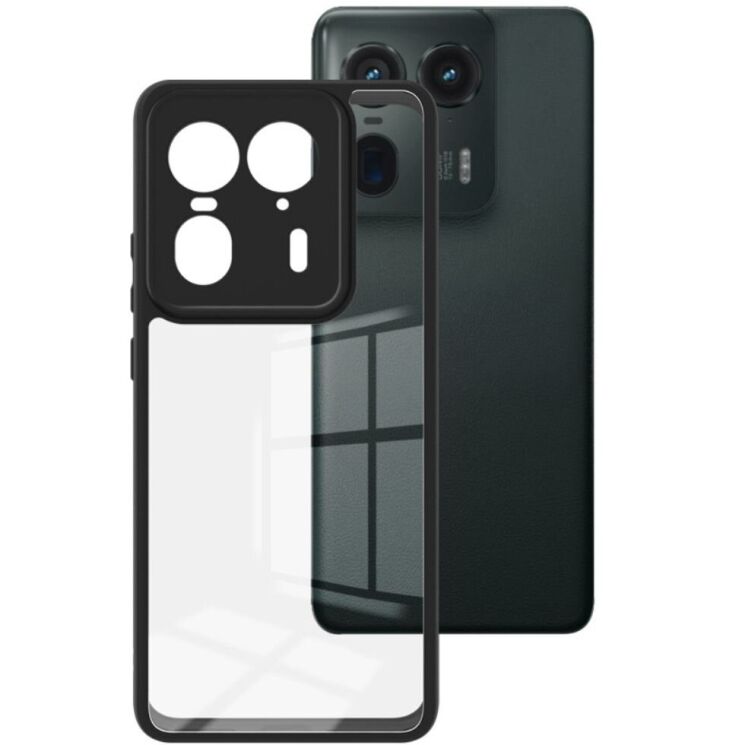 Силиконовый (TPU) чехол IMAK UX-9A Series для Motorola Edge 50 Ultra - Black: фото 1 из 12