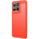 Силиконовый (TPU) чехол MOFI Carbon Fiber для Motorola Moto G15 - Red (372632R). Фото 1 из 9