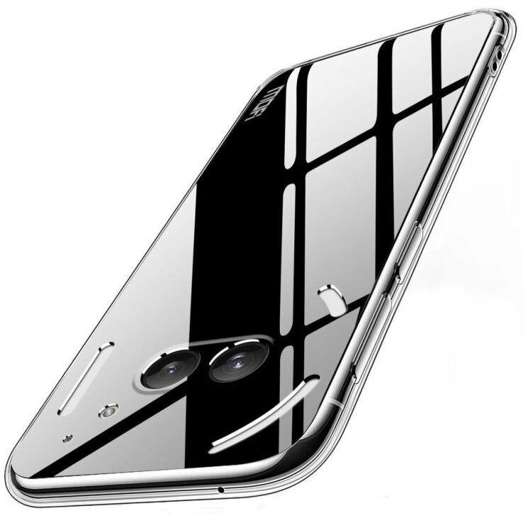 Силиконовый (TPU) чехол MOFI Thin Guard для Nothing Phone (2a) / Phone (2a) Plus - Transparent: фото 2 из 11