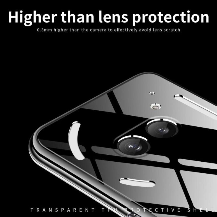 Силиконовый (TPU) чехол MOFI Thin Guard для Nothing Phone (2a) / Phone (2a) Plus - Transparent: фото 6 из 11