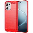 Силіконовий (TPU) чохол UniCase Carbon для OPPO A6 Pro - Red (402329R)