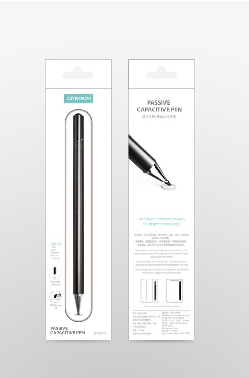 Стилус JOYROOM Passive Capacitive Pen - Black: фото 16 з 16
