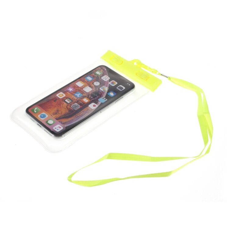 Влагозащитный чехол Deexe Waterproof Pouch - Yellow: фото 3 из 3