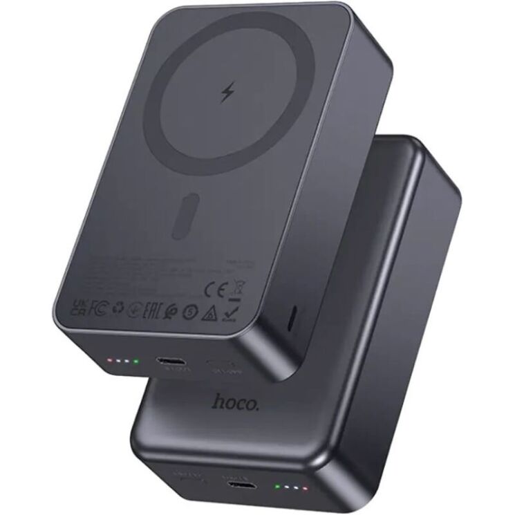 Зовнішній акумулятор Hoco J160B Magnetic PD20W (20000mAh) - Metal Gray: фото 6 з 9