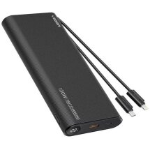 Внешний аккумулятор VEGER TCE130 PD130W (25000mAh) + кабель Type-C + Lightning - Black: фото 1 из 16