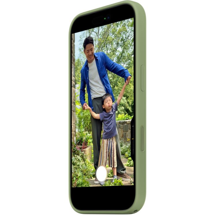 Захисний чохол Copiex Silicone Case with MagSafe для Apple iPhone 17 - Light Moss: фото 2 з 2